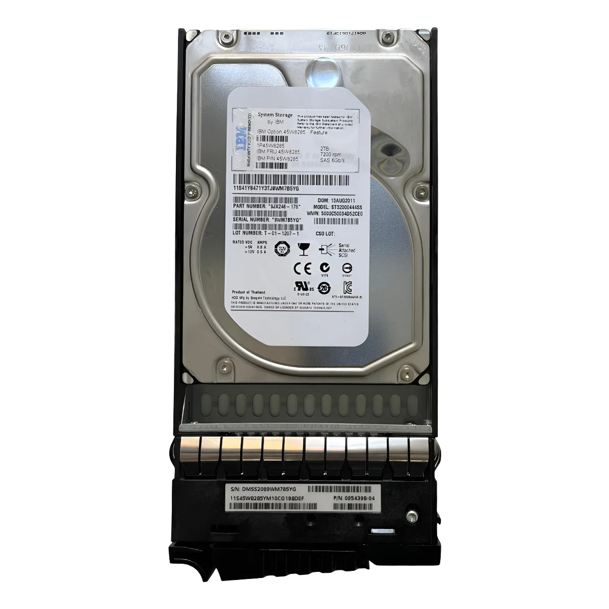 HD IBM 2TB 7.2K 3,5 SAS 6GB 45W8285 - Imagem 2