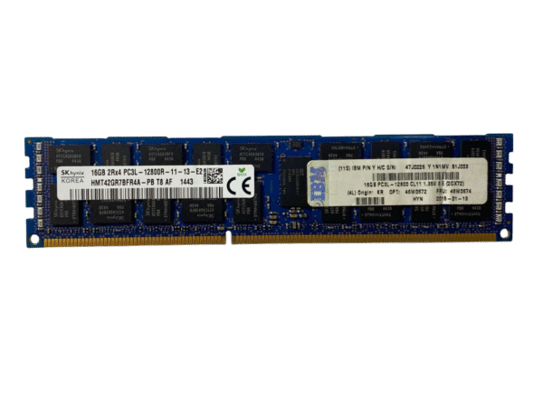 Memoria Ibm 16gb Ddr3-1600 Rdimm 46w0674 47j0226 - Imagem 3