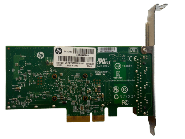 Placa De Rede Hp 331T 1GB RJ45 4-Port 649871-001 647594-b21 - Imagem 3