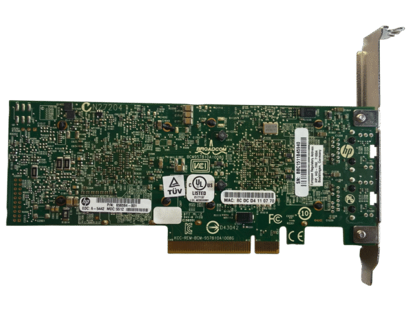 Placa De Rede Hp 530T 10GB RJ45 2-Port 656596-b21 657128-001 - Imagem 3