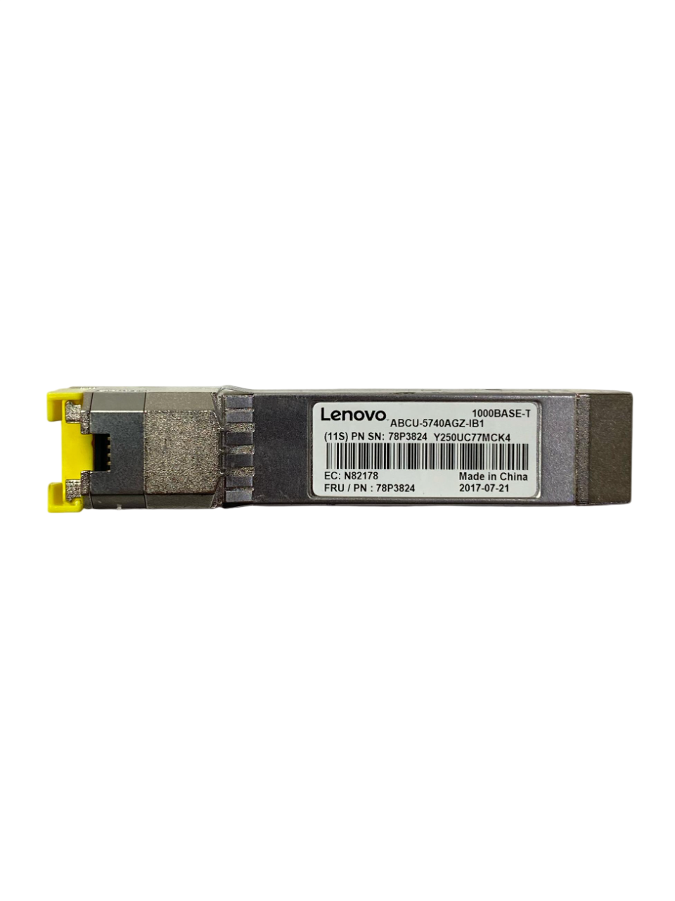Gbic LENOVO 1GB Copper RJ45 100m 78P3824 ABCU-5740AGZ-IB1 - Imagem 2