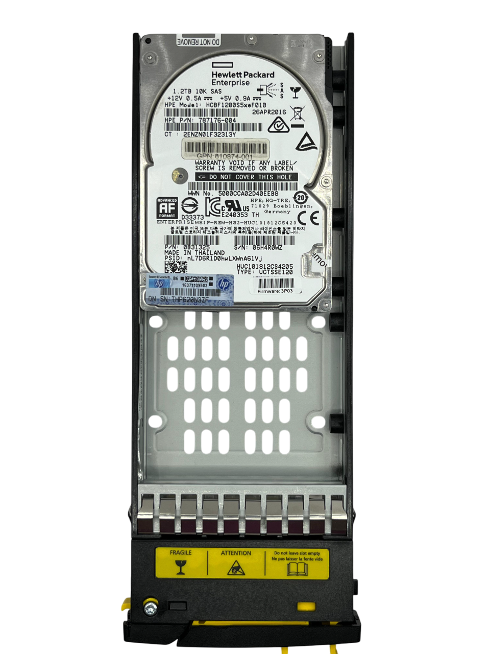 Hd Hp 1.2tb 2,5 10k 12g Sas 810762-001 K2p85a K2p85b - Imagem 2
