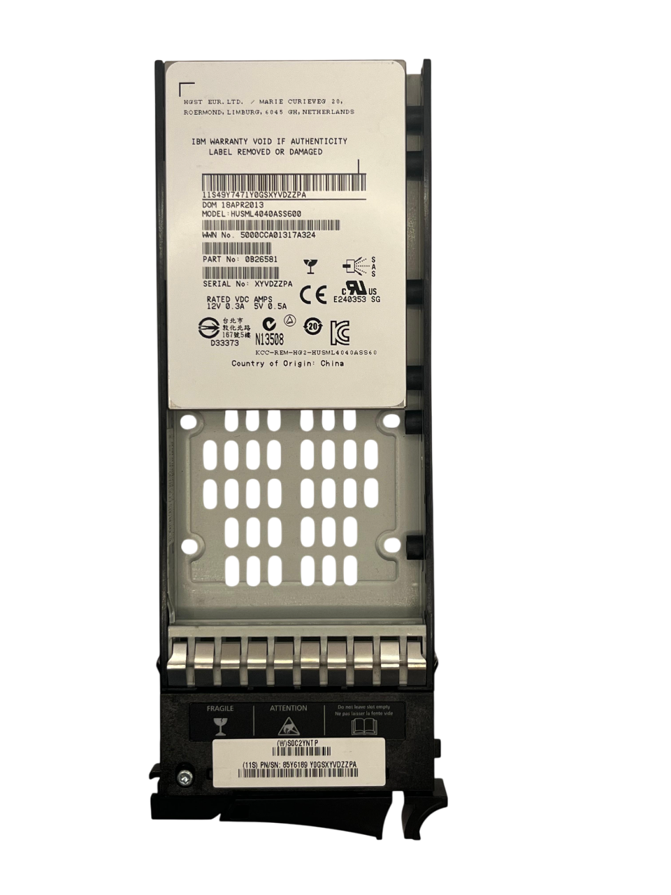 SSD IBM 400GB 6GB SAS 2,5 85Y6189 0B26581 - Imagem 2