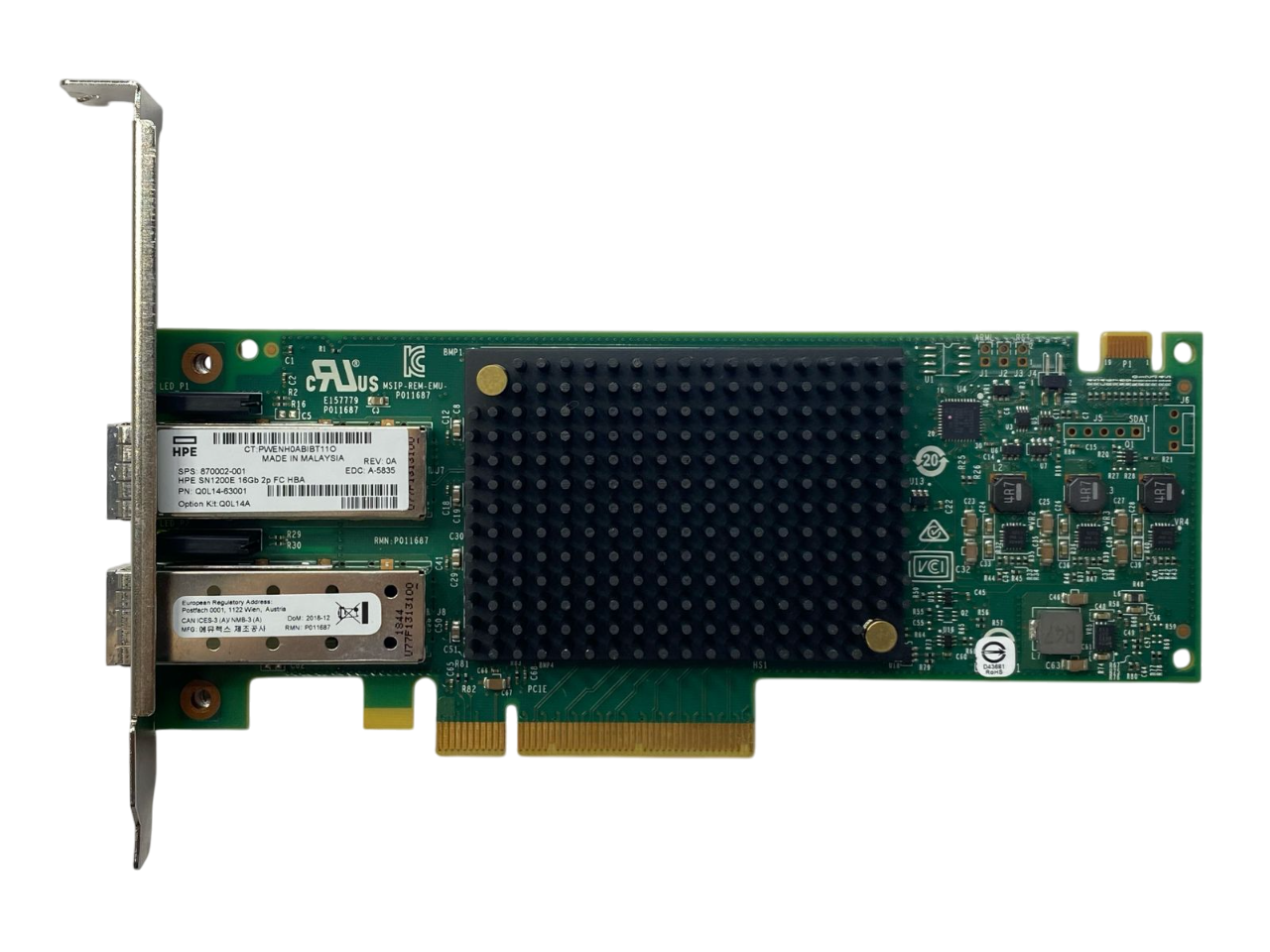 Hba Hp SN1200E 16GB SFP+ FC 2-Port 870002-001 Q0l14-63001 - Imagem 2