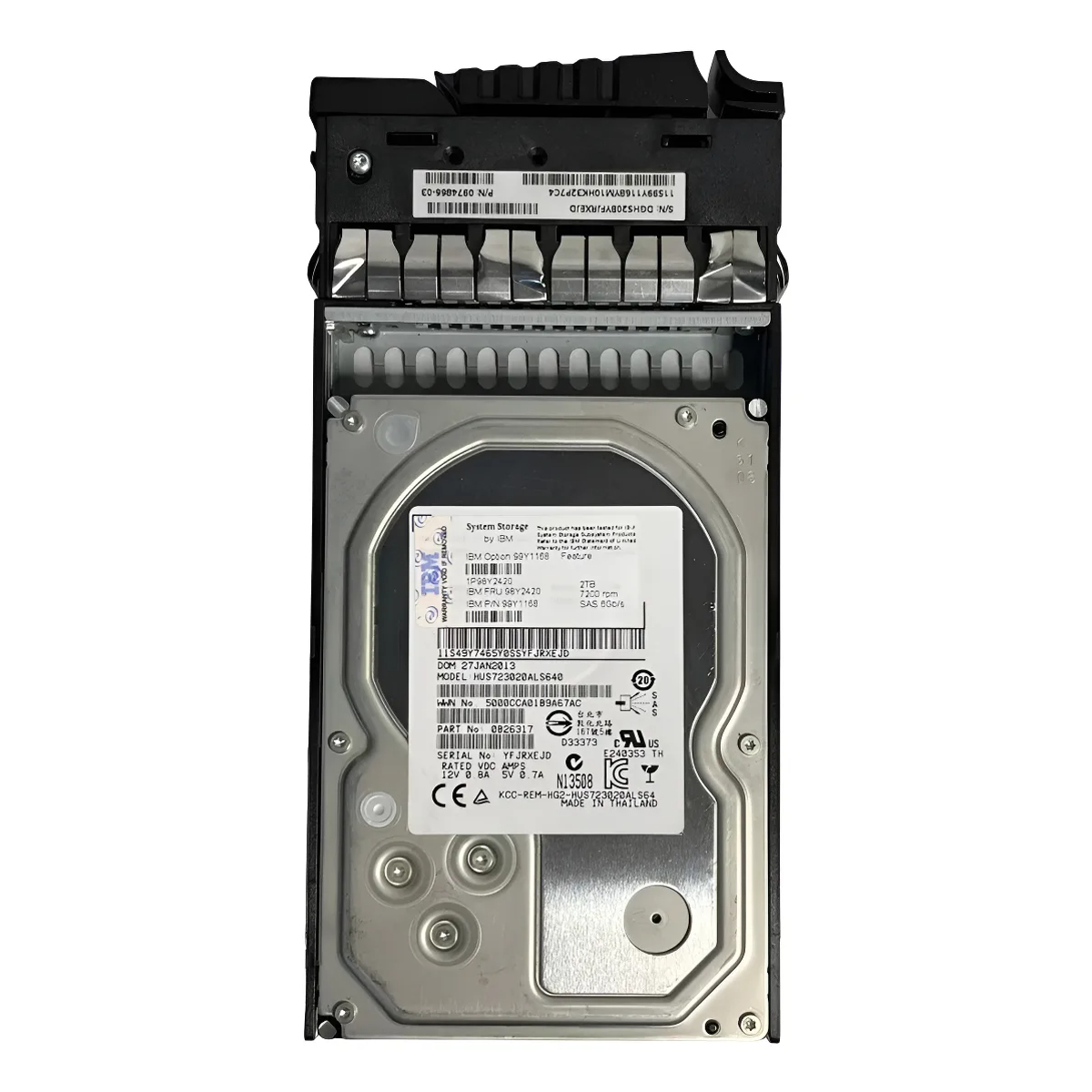 HD IBM 2TB 7.2K 3,5 SAS 6GB 98Y2420 99Y1168 - Imagem 2