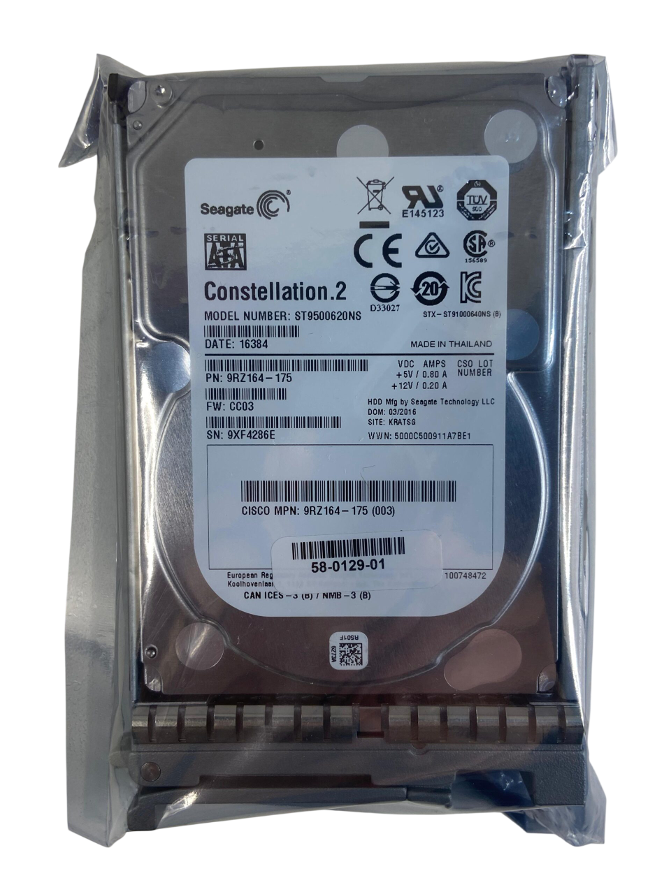 Hd Cisco 500gb 7.2k 2,5 Sata 6gb 58-0129-01 A03-d500gc3 - Imagem 4