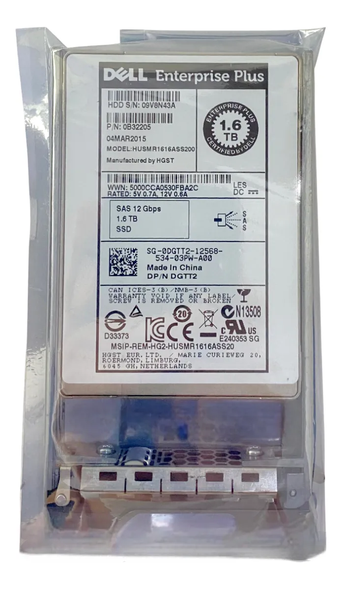 SSD DELL COMPELLENT 1.6TB 12G 2.5 SAS 0DGTT2 DGTT2 - Imagem 4