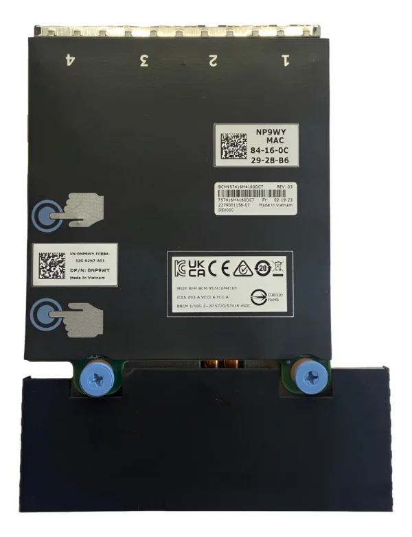 Placa De Rede Dell 2x10gb 2x1gb Rj45 4-port 0np9wy Np9wy - Imagem 3