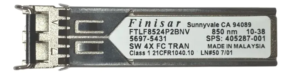 GBIC FINISAR SFP+ 4GB SW LC FTLF8524P2BNV - Imagem 2
