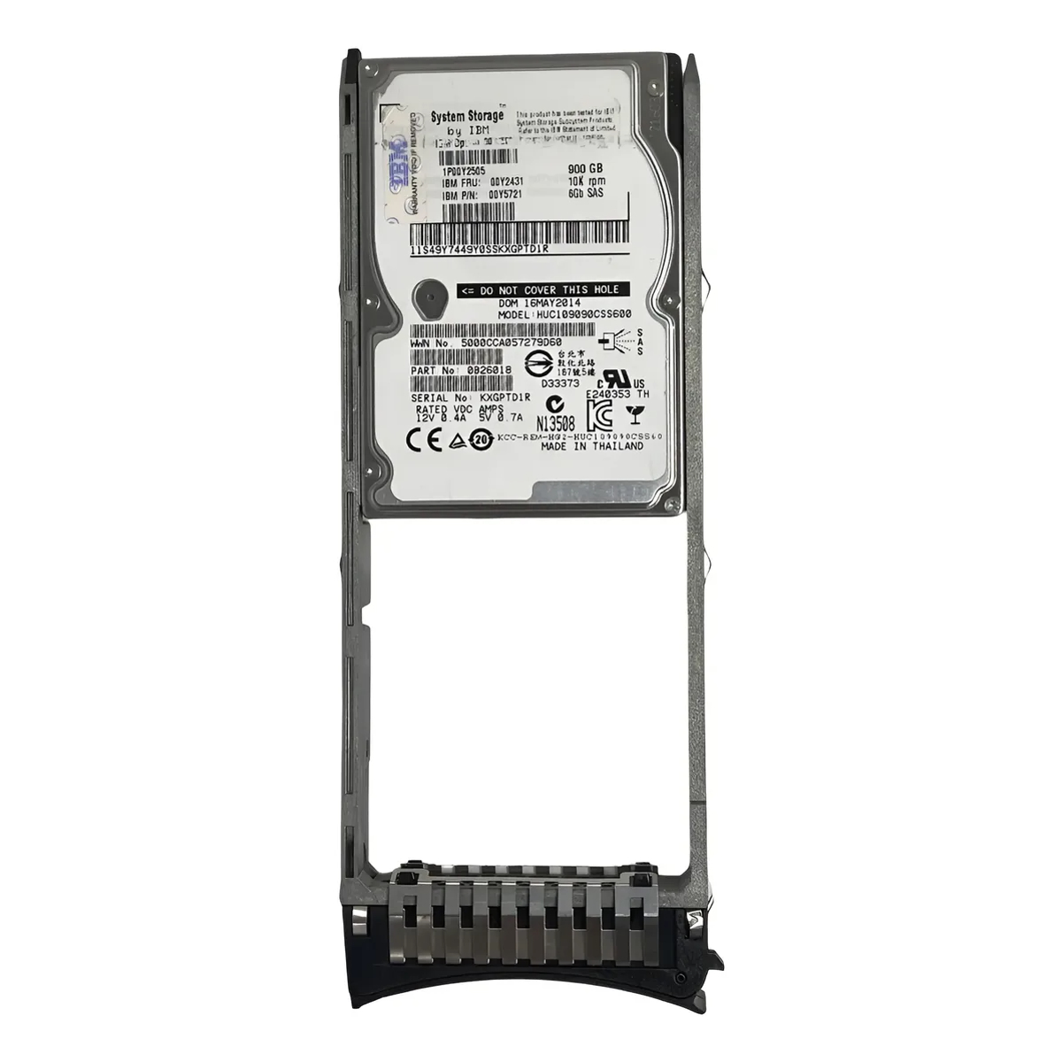 HD IBM 900GB 10K 2,5 SAS 6GB 00Y2505 00Y2431 00Y5708 - Imagem 2