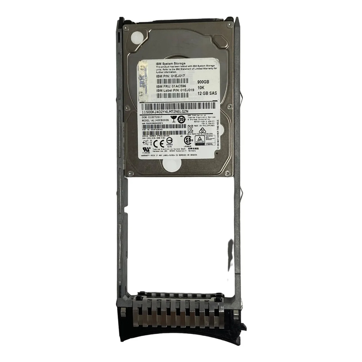 HD IBM 900GB 10K 12GB 2,5 SAS 01AC596 01EJ019 01EJ017 - Imagem 2