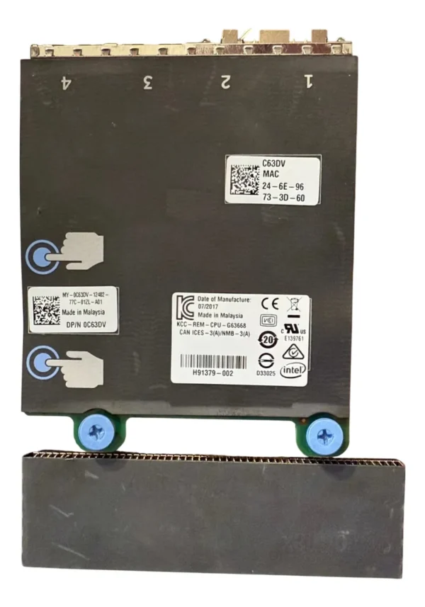 Placa De Rede Dell Integrada X520 2x 10GB 0c63dv C63dv - Imagem 4