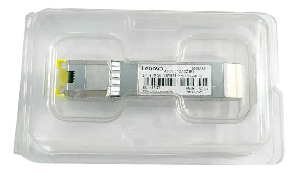 Gbic LENOVO 1GB Copper RJ45 100m 78P3824 ABCU-5740AGZ-IB1 - Imagem 4
