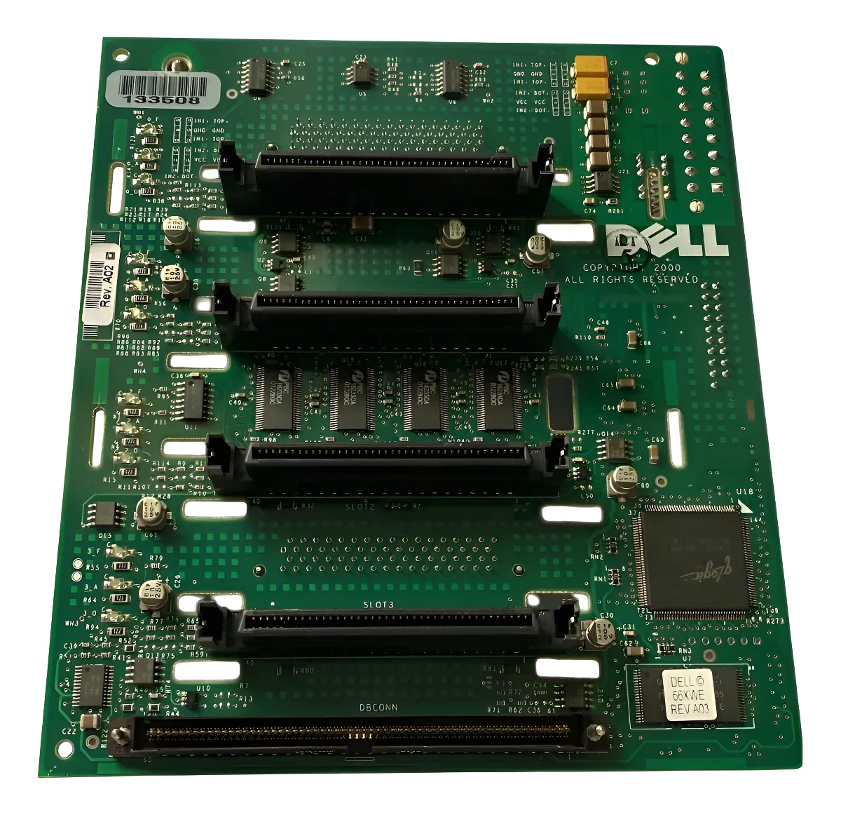 Backplane Board Dell Pe6450 Scsi 6450 - 0123ph 123ph - Imagem 2