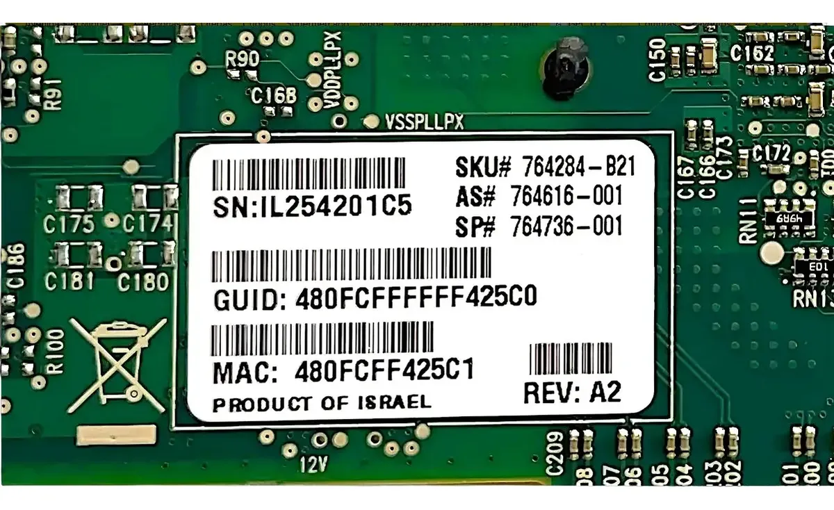 Placa Rede Hp 544+QSFP 10/40GB QSFP 2-Port 764616-001 - Imagem 6