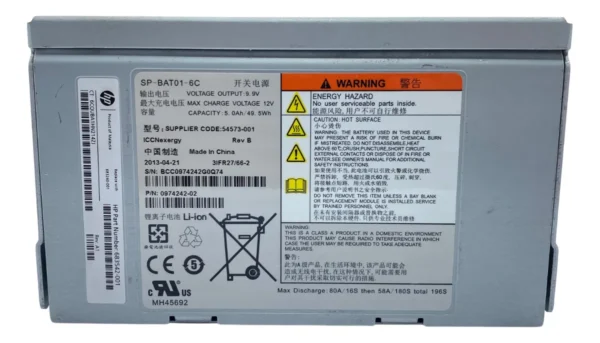 Módulo Bateria Hp 9.9v 49.5wh 3par 683542-001 683240-001