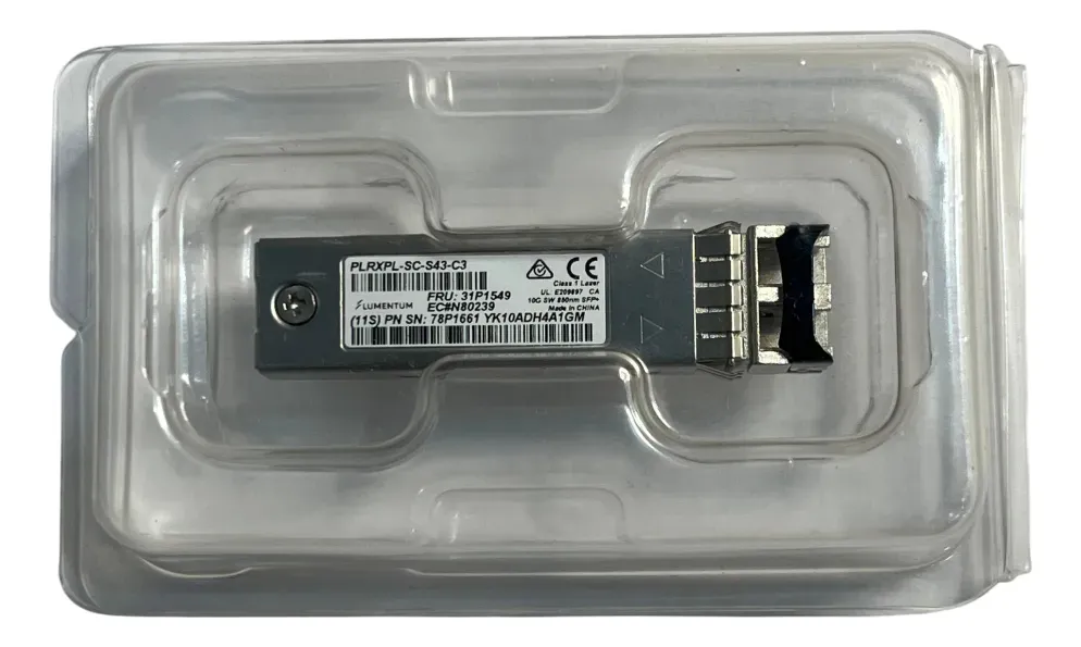 Gbic IBM/FINISAR 10GB SR SW MMF LC 300m 31P1549 78P1661 - Imagem 3