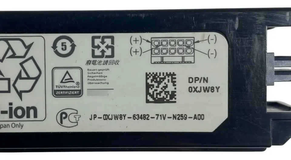 DELL Bateria 11.1V 1100M Compellent 0XJW8Y 0C27CW - Imagem 5