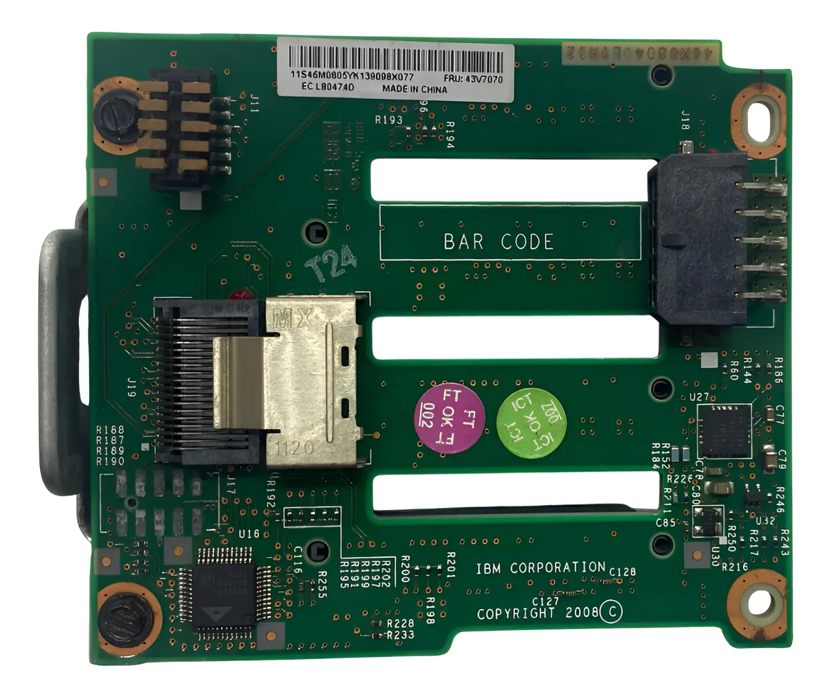 Backplane IBM 4-Baias 2,5 X3650 M2 43V7070 - Imagem 2