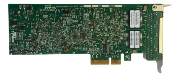 Placa De Rede Dell 5709 1gb Rj45 4-port 0p736r P736r - Imagem 3