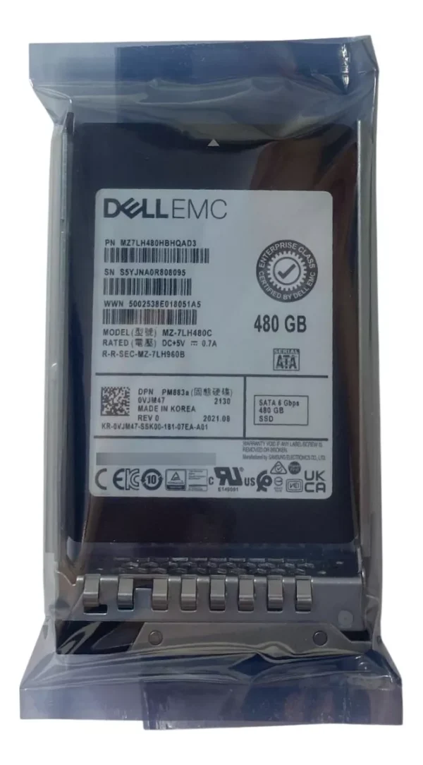 Ssd Dell 480gb 2,5 Sata 6gb 0vjm47 Vjm47 - Imagem 3