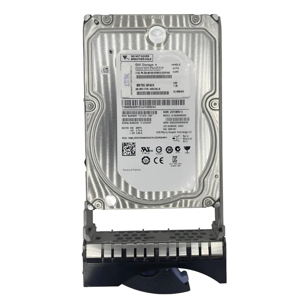 HD IBM 4TB 7.2K 3,5 SAS 6GB 98Y4619 98Y4618 - Imagem 2