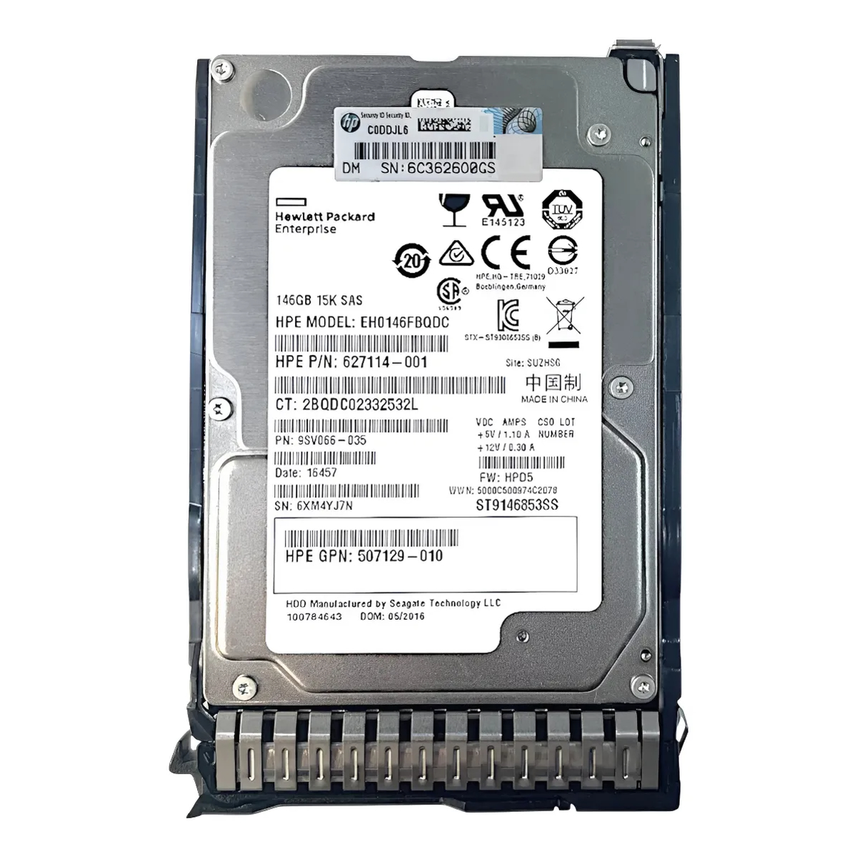HD HP 146GB 15K 2.5 SAS 6GB 653950-001 652625-001 652605-B21 - Imagem 2