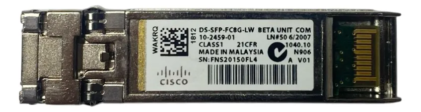 Gbic Cisco 8gb Sfp + 1310nm 10km Ds-sfp-fc8g-lw 10-2459-01 - Imagem 2