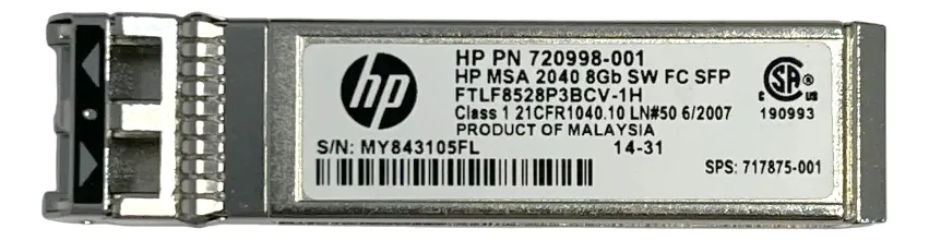 Gbic HP MSA 2040 8GB SW MMF LC 100m 720998-001 717875-001 - Imagem 2