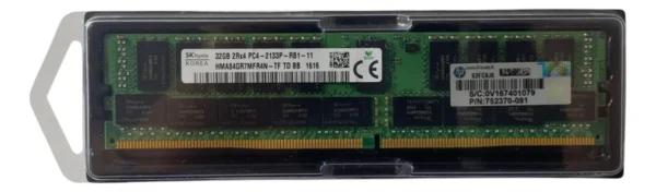 Memória Hp 32gb Ddr4-2133 Rdimm 752370-091 - Imagem 2