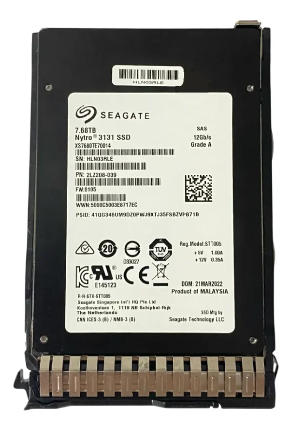 New Ssd 7.68tb 2.5 Sas 12g Ssd For Hpe Gen 9 G10 G11 Server - Imagem 2
