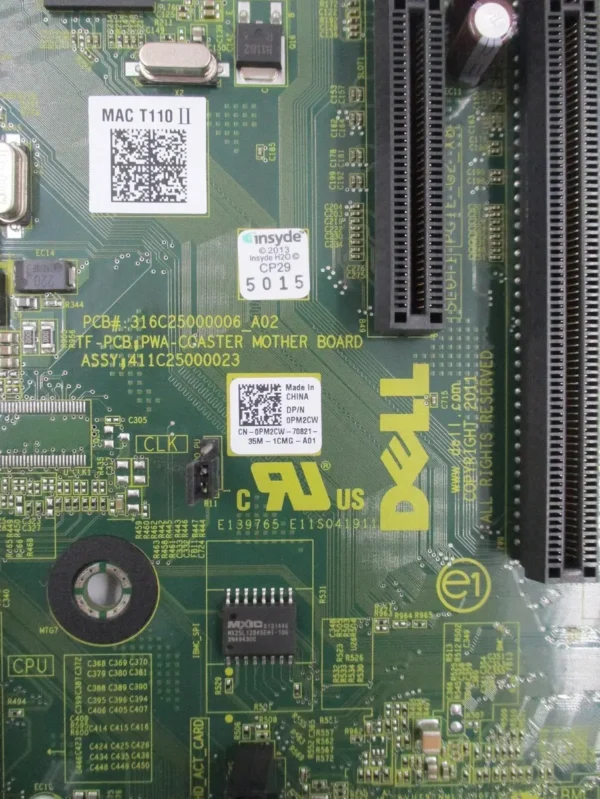 Placa Mãe Dell Poweredge Para Servidor T110 Pm2cw 0pm2cw - Imagem 3