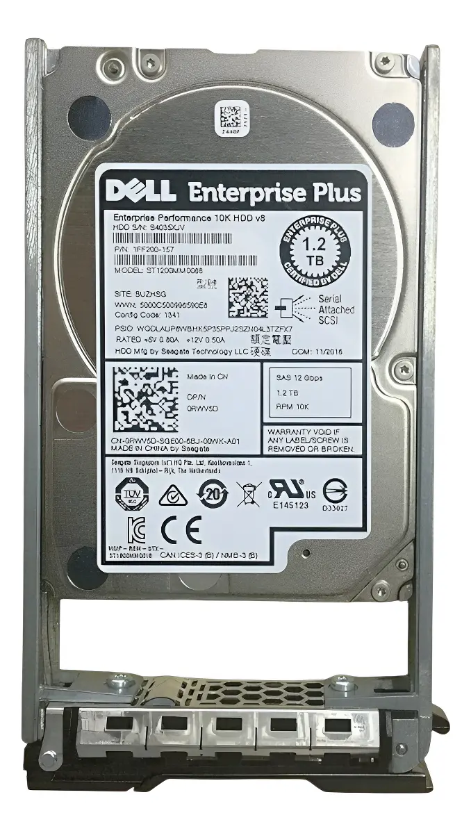 HD DELL EQUALLOGIC 1.2TB 10K 12GB 2.5 SAS RWV5D 0RWV5D - Imagem 2