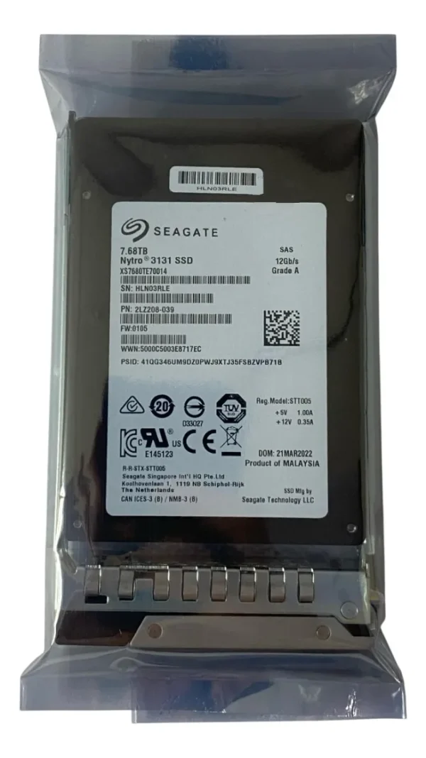 New Ssd Seagate 7.68tb 2.5 Sas For Dell Poweredge 16g R660 Server - Imagem 3