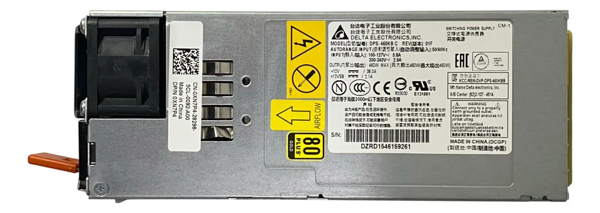 Fonte Dell 460w Para Switch N4000 0xn7p4 Xn7p4 - Imagem 2