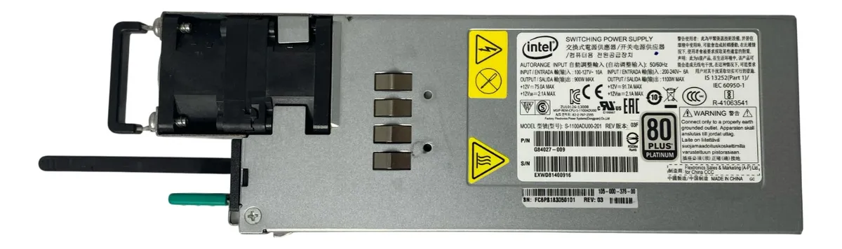 Fonte Emc Xtremio 1100w 105-000-376-00 G84027-009 - Imagem 2