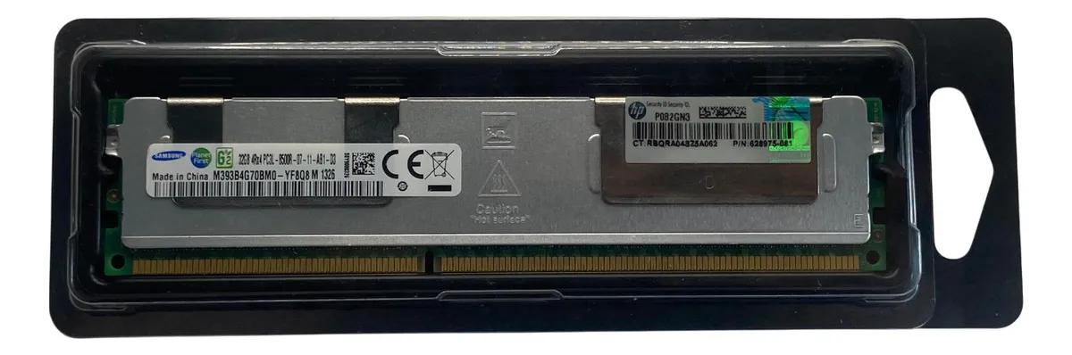 Memória Hp 32gb Ddr3-1066 Rdimm 628975-181 627814-b21 - Imagem 2