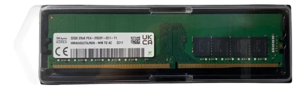 Memória Hynix 32gb Ddr4-2933 Udimm Hmaa4gu7ajr8n-wm - Imagem 2