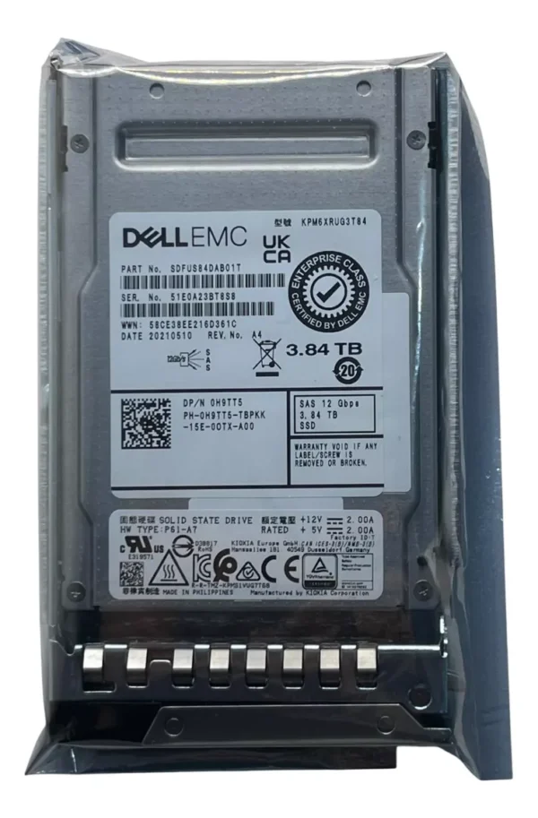 SSD DELL 3.84TB 2,5 SAS 12GBPs 0H9TT5 H9TT5 - Image 2