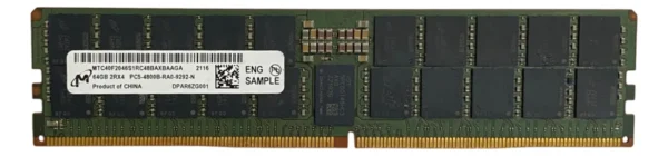 Memória Micron 64gb Ddr5 4800 Rdimm Mtc40f2046s1rc48b - Imagem 3
