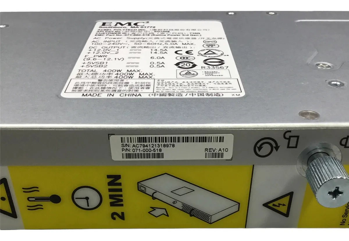 Fonte Emc 400w Para Storage Vnx5300 071-000-518 - Imagem 6