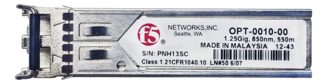 Gbic F5 1GB SX MMF LC 550m Opt-0010-00 F5-upg-sfp-r - Imagem 2