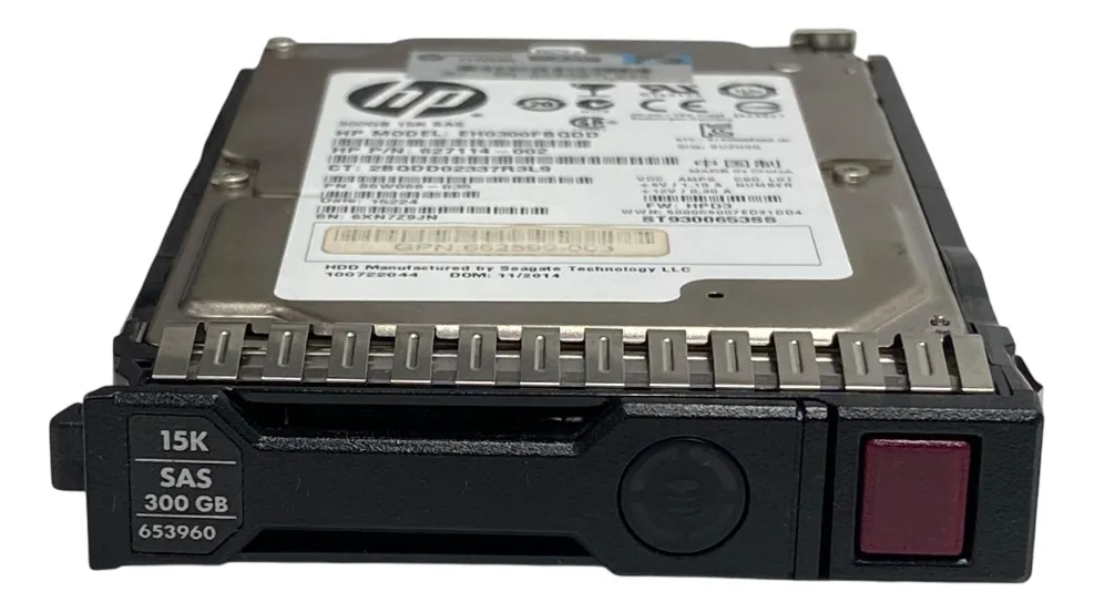 Hd Hp 300gb 15k 2,5 Sas 6gb 652611-b21 653960-001 - Imagem 2