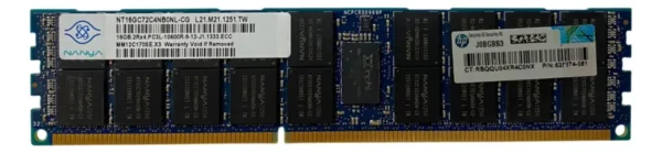 Memória Hp 16gb Ddr3-1333 Rdimm 628974-081 627812-b21 - Imagem 3