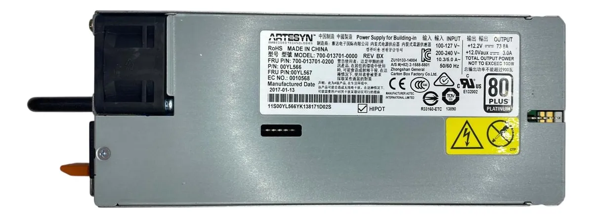 Fonte Lenovo Ibm 900w X3500 94y8148 94y8147 94y8200 - Imagem 2