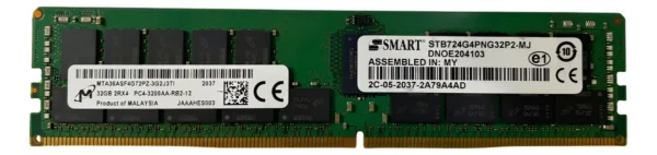 Memória Micron 32gb Pc4-3200 Rdimm Mta36asf4g72pz-3g2 - Imagem 3