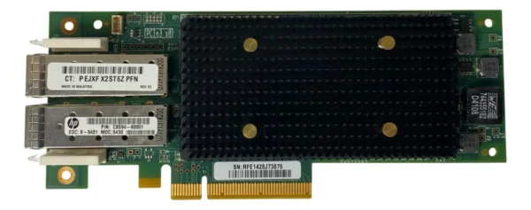 Placa De Rede Hp 3PAR QTH8362 iSCSI 10GB SFP+ 2-Port C8s94a 782414-001 - Imagem 2