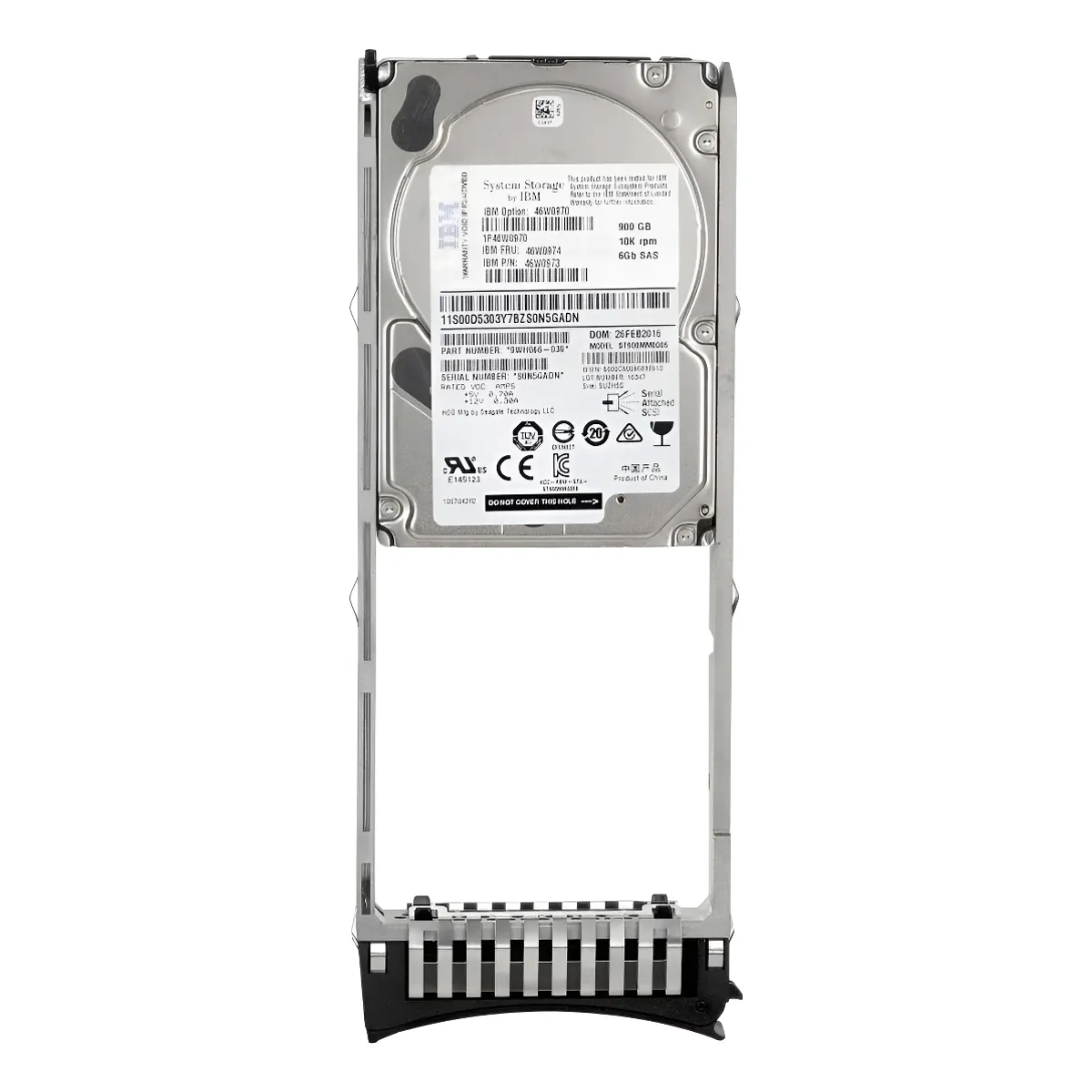 Hd Ibm 900gb 10k 6gb Sas 2.5 46w0974 46w0973 46w0970 - Imagem 2