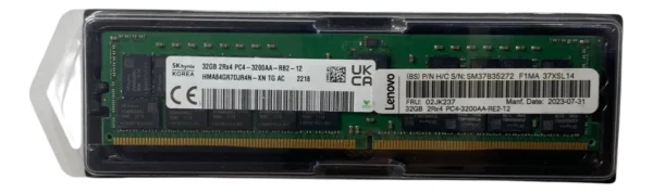 Memória Lenovo 32gb 3200 Rdimm 02jk237 4x77a08633 02jg338 - Imagem 2
