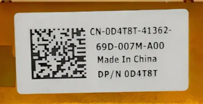 Dissipador Dell M630 0d4t8t D4t8t - Imagem 5